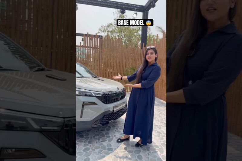 Skoda Kushaq Facelift Base Model 😮 #shorts