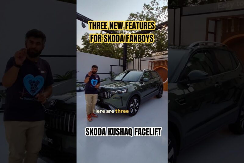 Three New Features For Skoda Fanboys | Skoda Kushaq Facelift | autoX