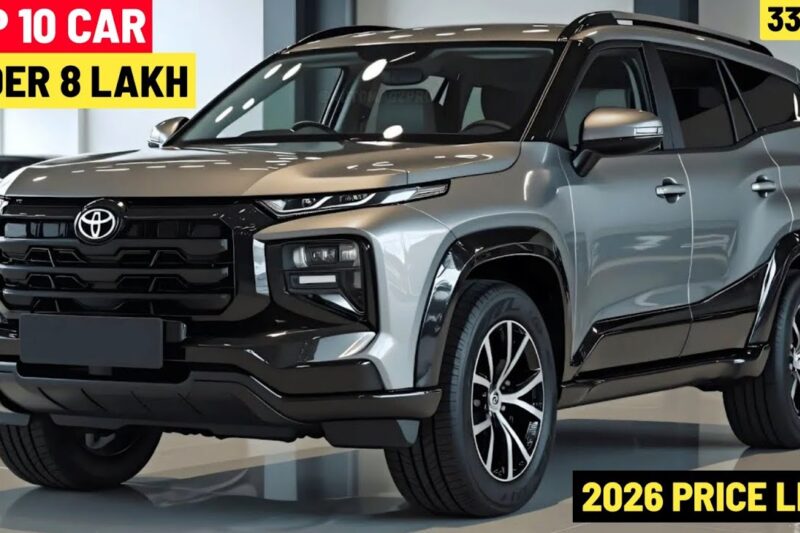 Best Car Under 8 Lakhs in India | Top 10 Cars Under 8 Lakh 2026 Updated List