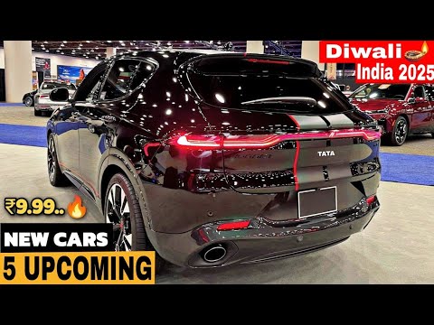 5 UPCOMING CARS LAUNCH IN DIWALI 🪔 INDIA 2025 | PRICE, LAUNCH DATE, FEATURES | UPCOMING CARS