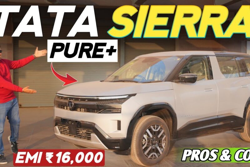 Tata Sierra Pure+ Variant 🔥 Most VFM Model 🔥 Renault Duster 2026 & Kia Seltos Rival 🤯 Rs 15 Lakh SUV